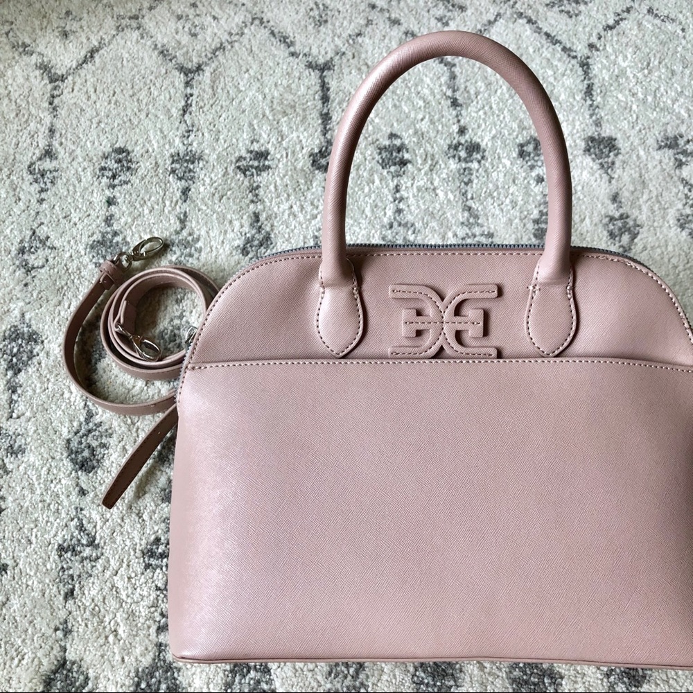 Sam Edelman Bag Mauve Pink Satchel Removable Strap